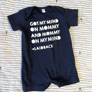 "Mommy on my Mind" Short Romper